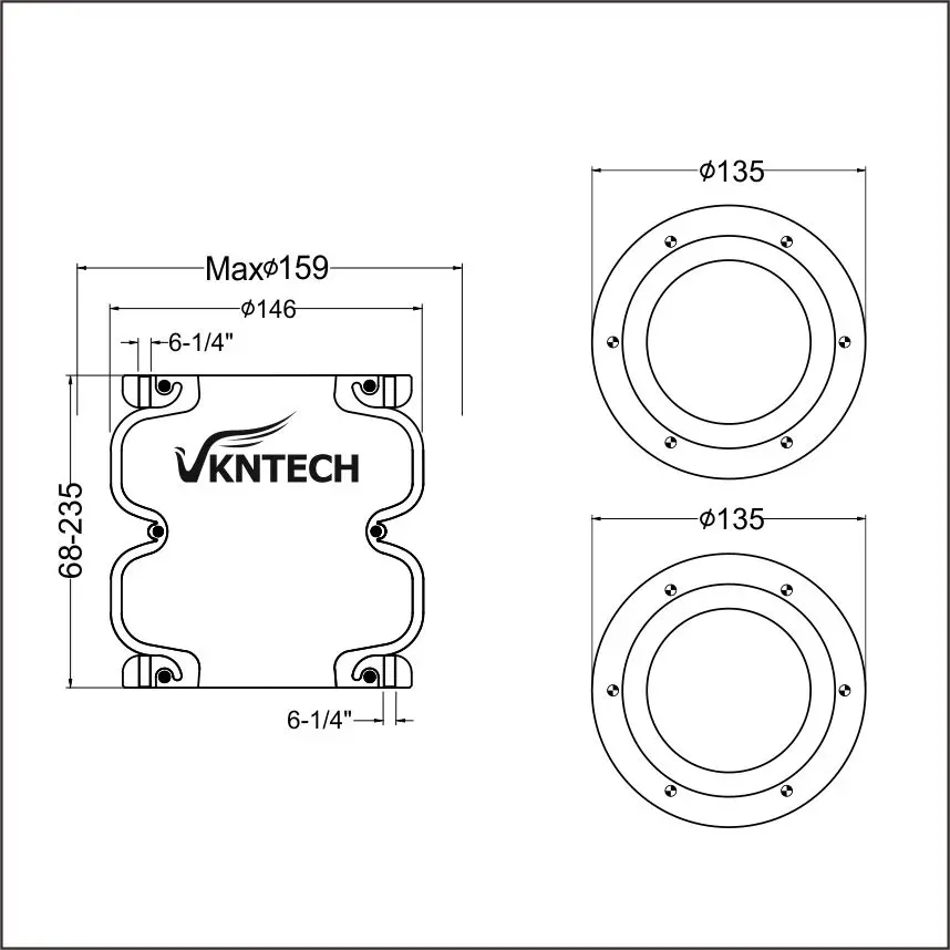Ressort pneumatique W01-358-6951 FD200-25
